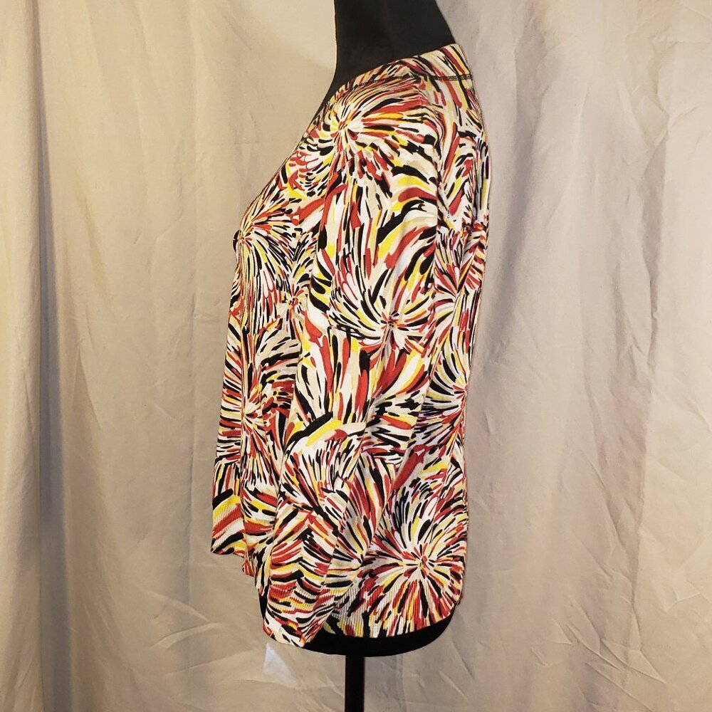 Ruby Rd Women's Multicolor Button-Down Cardigan -… - image 2